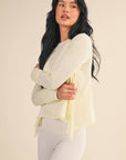 Candace Slub Long Sleeve Layering Top
