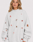 Christmas Symbols Mockneck