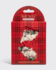 Holiday Ruched Satin Scrunchies 7pc Set