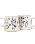 Oversized Mug with Dogs