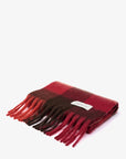 The Reykjavik Scarf Burgundy check