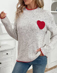 Hillary Heart Sweater