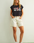 Presley USA Patchwork Tee