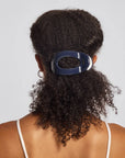 Recycled Plastic Large Flat Cloud Clip - Blue Orchid