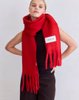 The Stockholm Scarf Crimson Red