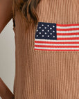 Finias Flag Print Sweater