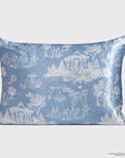 Bridgerton x Kitsch Satin Pillowcase in Garden Toile