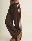 Side Stripe Low Waist Sweatpant