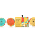 Body Buffer Trio Set 3 Sweet Cinnamon, Citrus Rose, and Spiced Lemon.