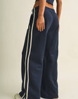 Side Stripe Low Waist Sweatpant