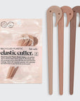 Eco-Friendly Elastic Cutters 3pc Set - Multi-coloured