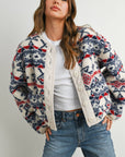 Cora Fleece Long Sleeve Jacket