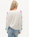 Danielle Star Sweater in White