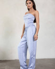 Julyana Stretch Satin Pants Set