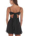 Lucy in the Sky Polka Dot Cutout Dress