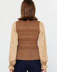 Gilda Glitter Flared Sweater
