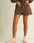 Polka Dot Sweatshort