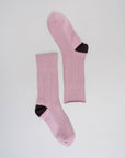 Scalloped Edge Socks - Retro Colors