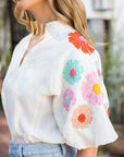 Liana Multi Colored Floral Top