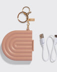 Terracotta Compact Mirror Keychain