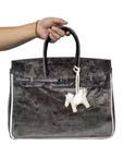"The London" Velvet Tote Bag