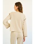 Sienna Ruffle Knit Long Sleeve