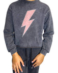 Acid Wash Love Sweatshirt