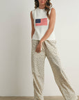 Finias Flag Print Sweater