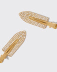 Holiday Gift of Glam Creaseless Clips 2pc Set - Rhinestone