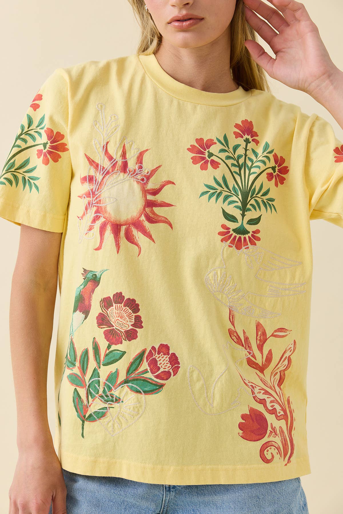 Marisol Embroidered Tee – SANITY