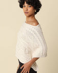 Margo Textured Knit Poncho Top