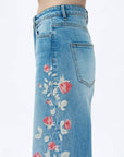 Charlie Floral Embroidery Jean