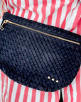 Suede Westlyn Woven Bum Bag