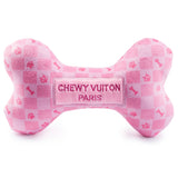 Pink Checker Chewy Vuiton Bone by Haute Diggity Dog