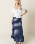 Marisa Polka Dot Maxi Skirt