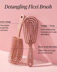 Detangling Flexi Brush - Terracotta