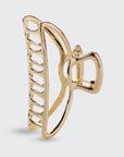 Open Shape Claw Clip - Gold
