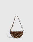 Studded Gromme Shoulder Bag