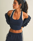 Double Layered Racerback Tank Top