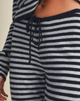 Striped Relaxed Pants with Drawstring Waist
