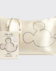 Kitsch & Mickey and Minnie Satin Pillowcase Mr. Mouse -Cream - sanitystyle