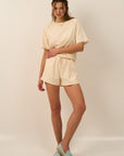 Andrea Scallop Trim Shorts
