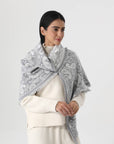 Women Paisley Print Tassel Triangle Scarf Warm Shawl Wrap