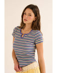 Vivi Striped Knit Top