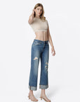 Camden Cuffed Crop