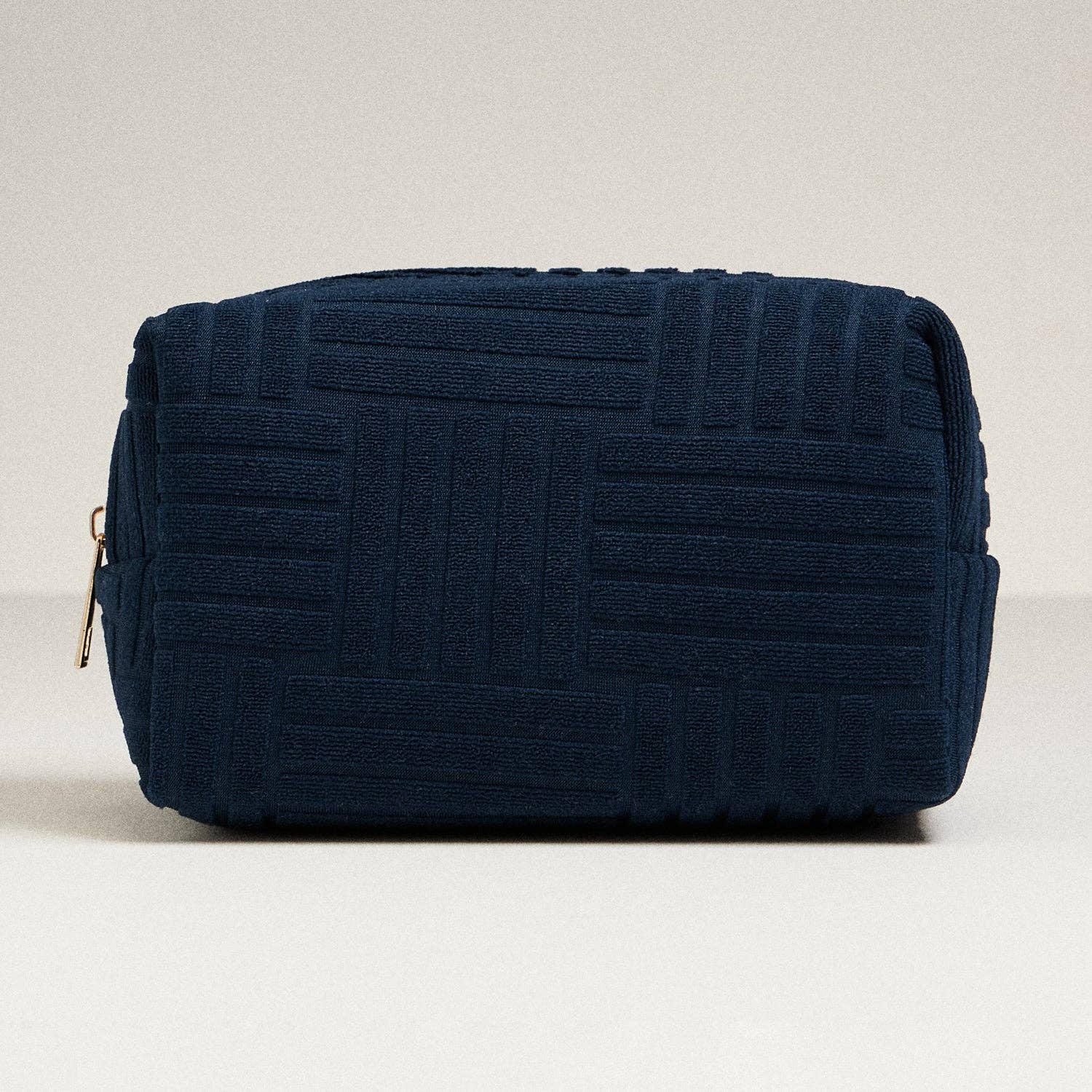 Luxe Terry fabric Makeup Bag -Medium