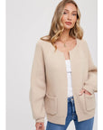 Stacie Open Front Cardigan