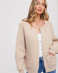 Stacie Open Front Cardigan