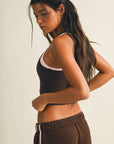 Double Layered Racerback Tank Top