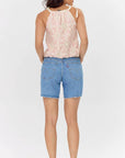 Laurel Cotton Eyelet Tie Halter Top